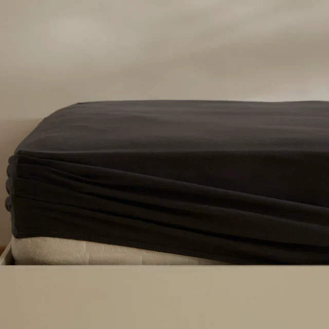 Karaca Home Jersey Fitted Çarşaf, 160x200+30 cm, Antrasit