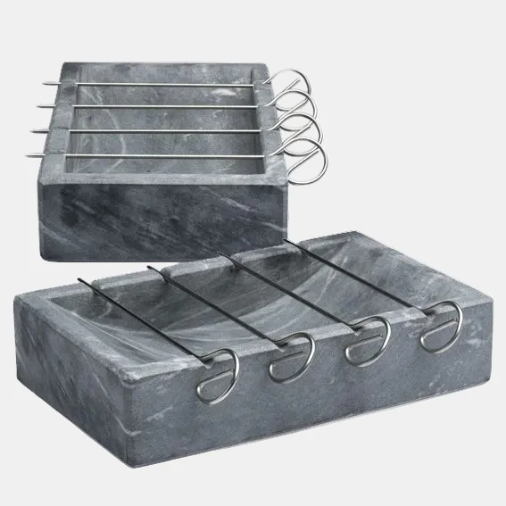 Robata de piedra Marble Stone. 25 x 16 x 6 cm - 1 Ud.
