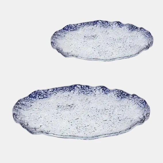 Plato cobalto redondo. ø28 x 2 cm - 4 Uds.