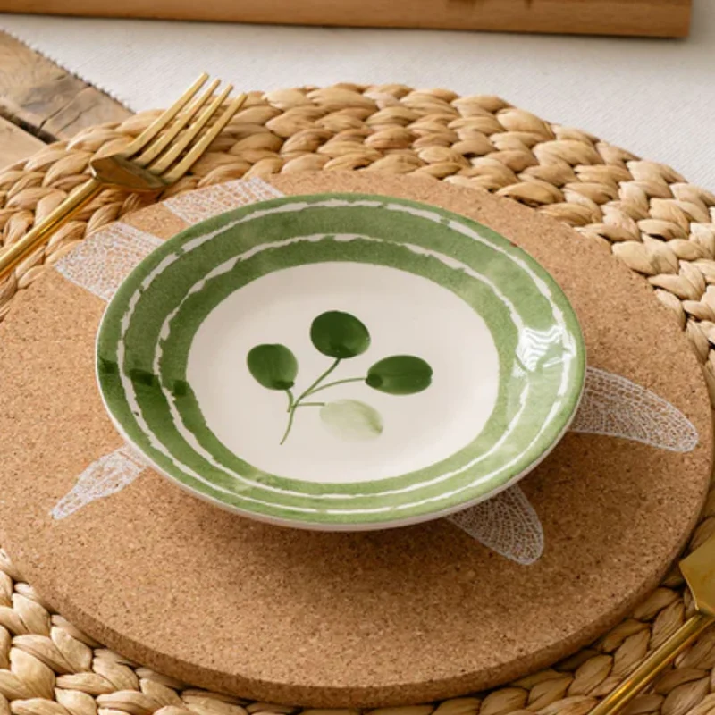 Plato de postre cerámico Flora Selbrae