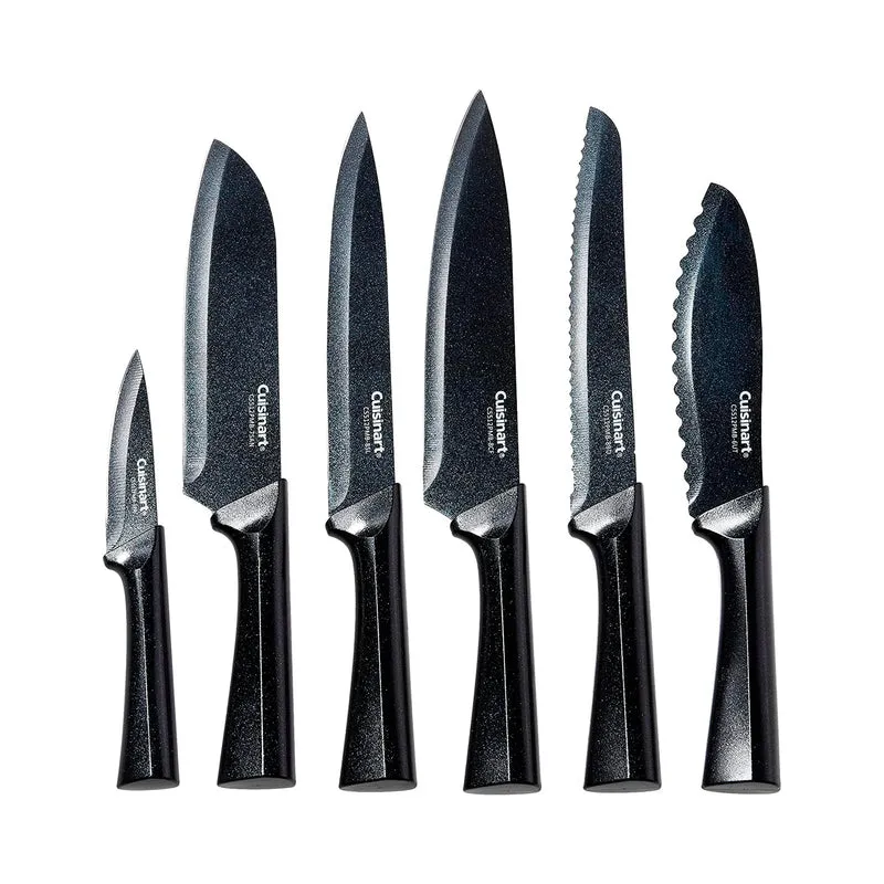 Juego de Cuchillos Cuisinart C55-12PMB Advantage Metálico - Negro 12 pieza