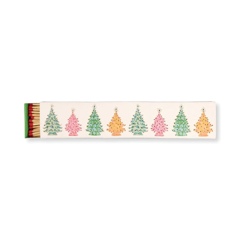 Caja de Cerillas Largas - Christmas Trees