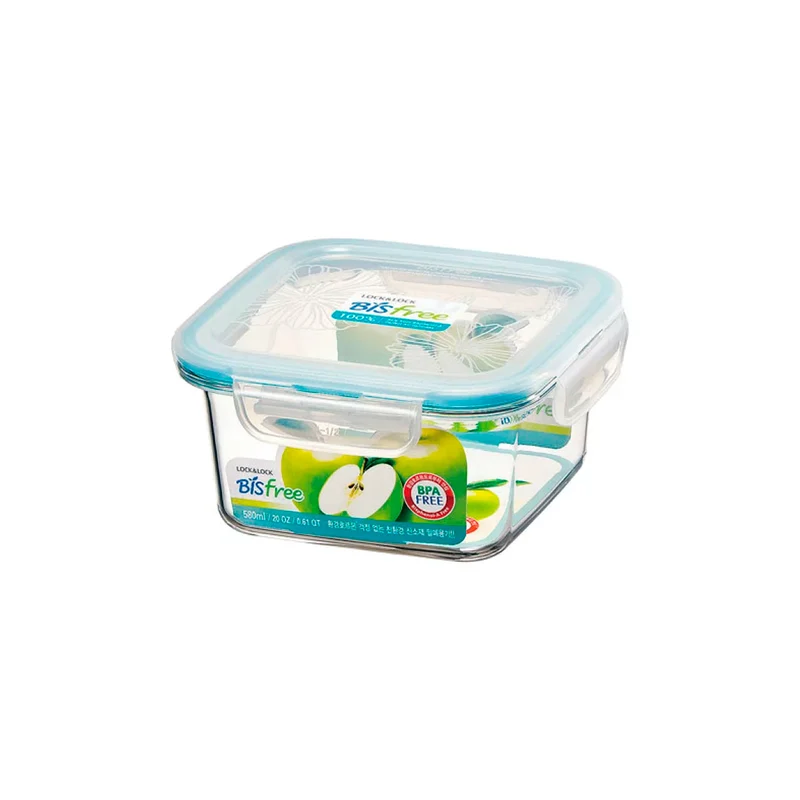 Envase Bisfree Tabletop Cuadrado 580 ml