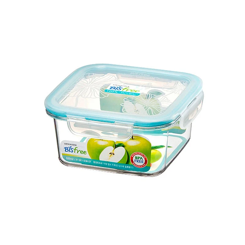 Envase Tabletop Tritan Cuadrado 930 ml