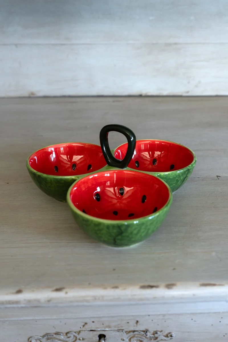 Set Tres Cuencos Diseño Sandía