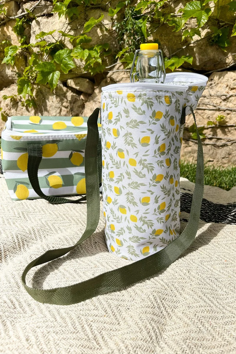 Bolsa Térmica Para Botellas Limones