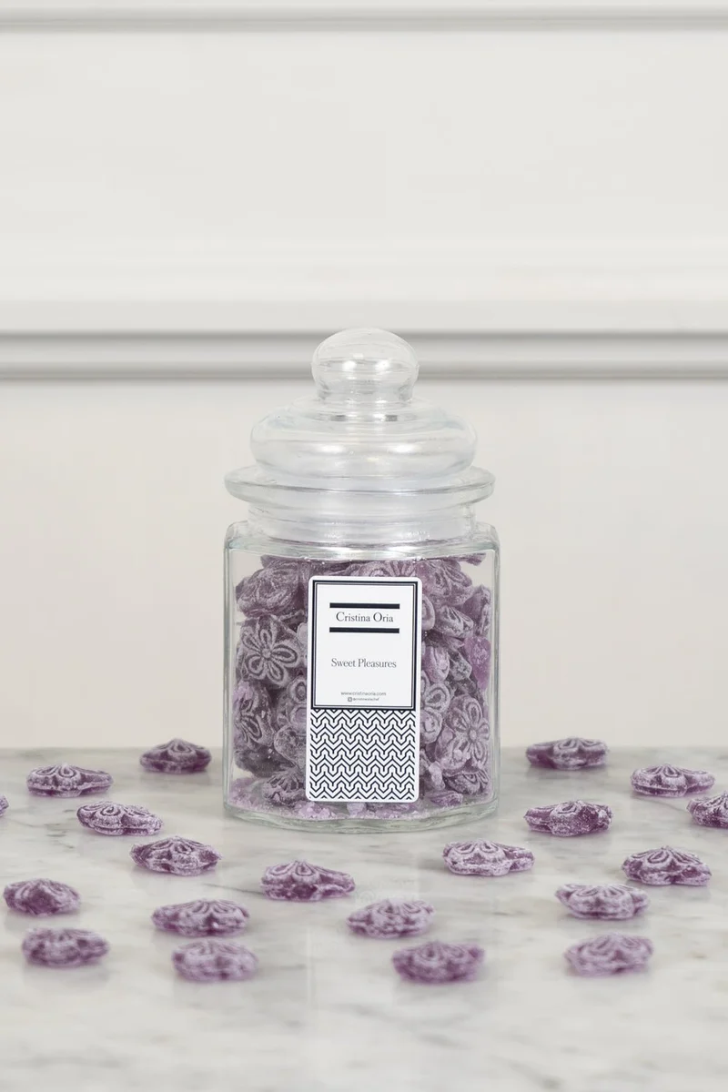 Tarro De Violetas Hexagonal 185 G