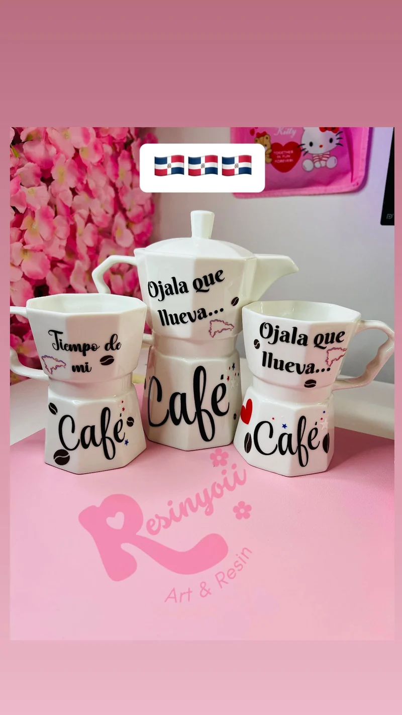 Coffe Dominican Set 3 piezas!
