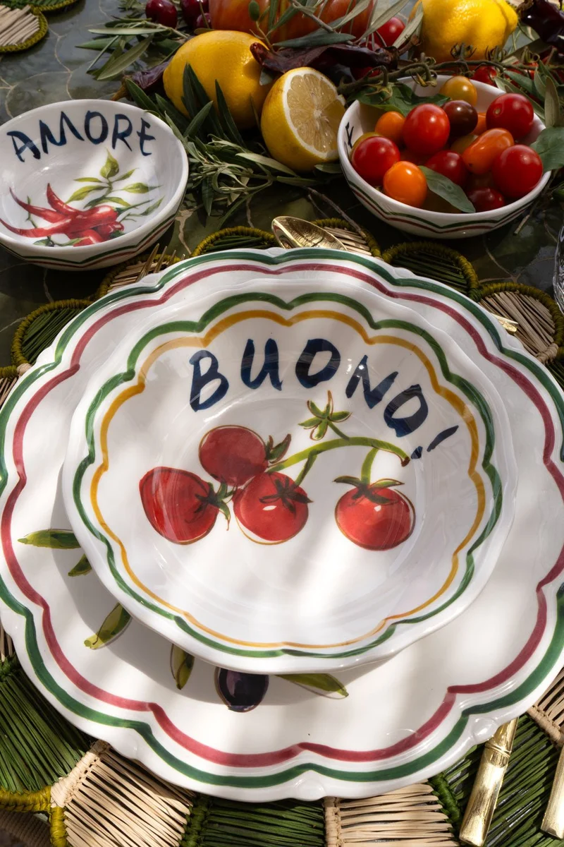 Plato Hondo De Melamina Dolce Vita