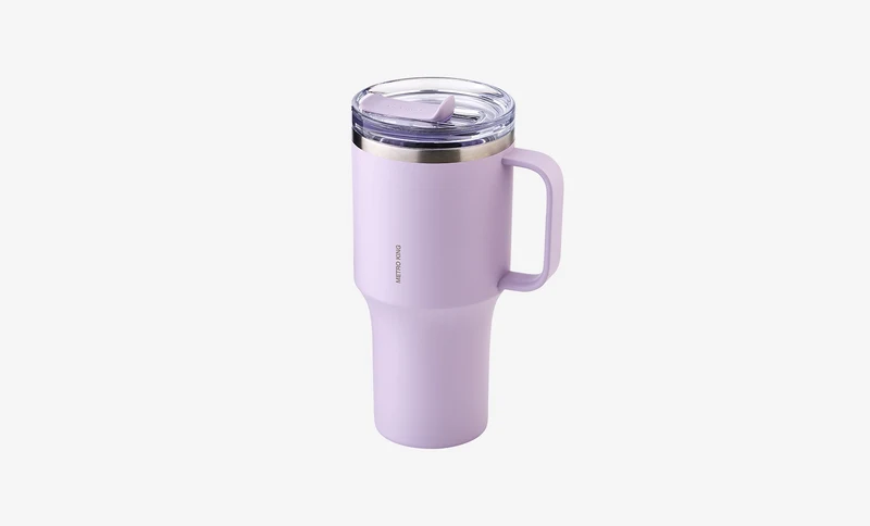 Termo Acero Metro King 820 ml Rosado Pastel
