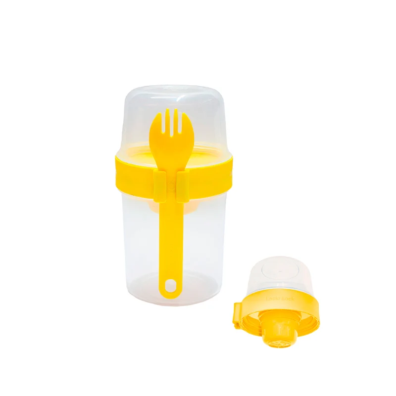 Envase Yogurt To Go 560 ml + 310 ml Amarillo