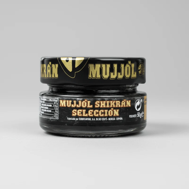 Mújol Shikrán Selección - Hueva Premium con Arenque Ahumado Extra