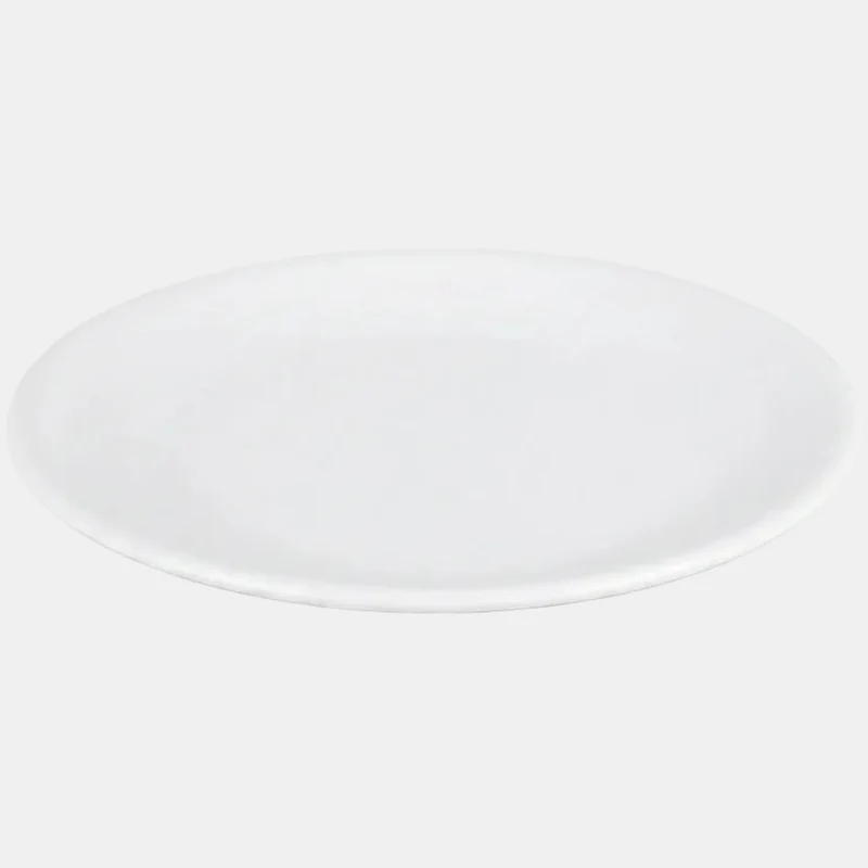 Plato melamina blanco Troya. ø32 cm - 12 Uds.