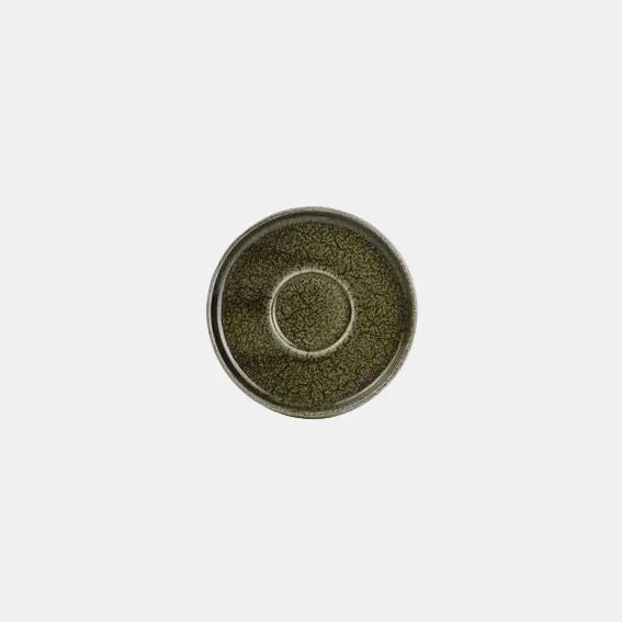 Platito de porcelana para taza de café moka Curvo. ø11 cm - 4 Uds.