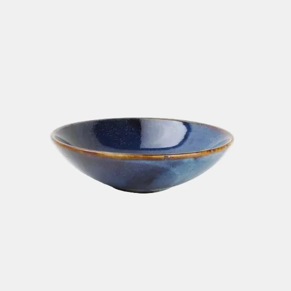 Bowl de porcelana azul Nova. ø23 x 7 cm - 4 Uds.