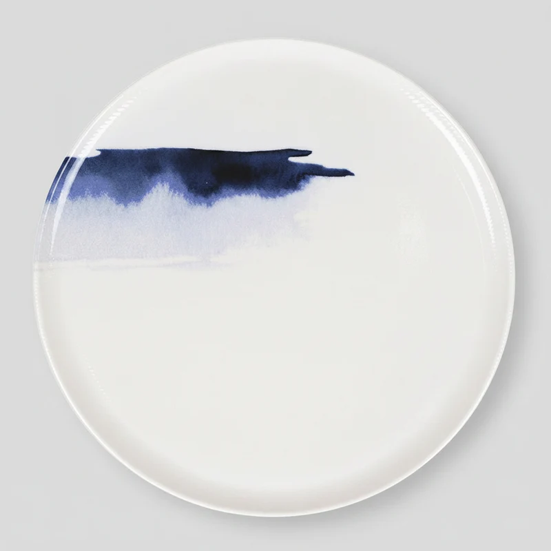 Plato presentación de porcelana Marmara ø32 cm - 6 Uds.