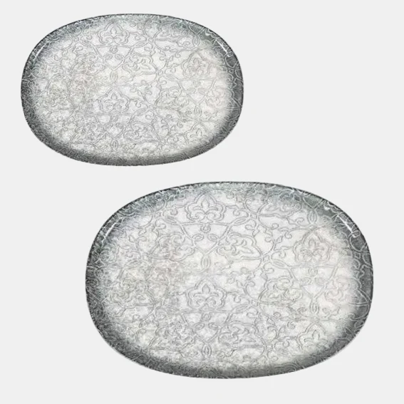 Bandeja de porcelana oval Hygge Tequendama. Varias medidas - 6 Uds.