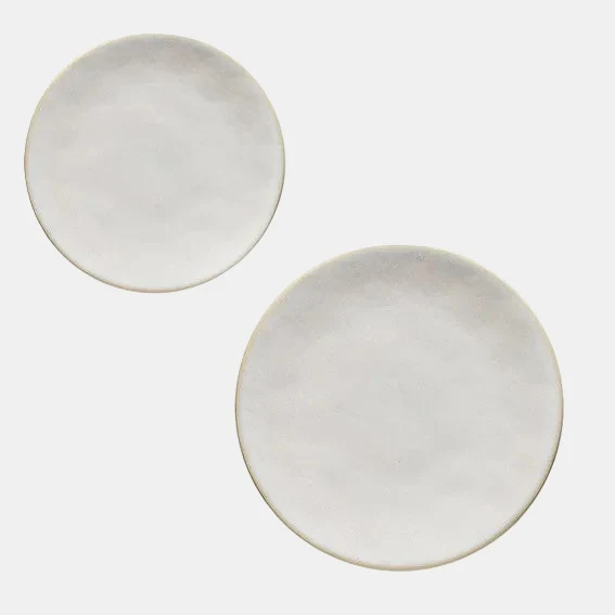 Plato llano de gres Roda blanco. Varias medidas - 6 Uds.