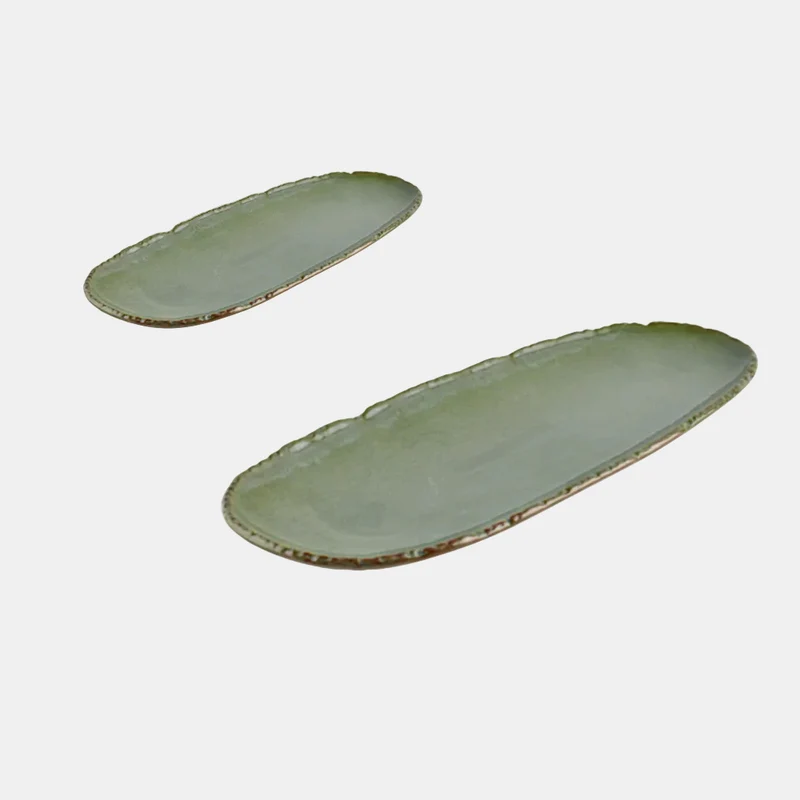 Fuente de porcelana Filo Opal. 34 x 14.5 x 2.5 cm - 4 Uds.