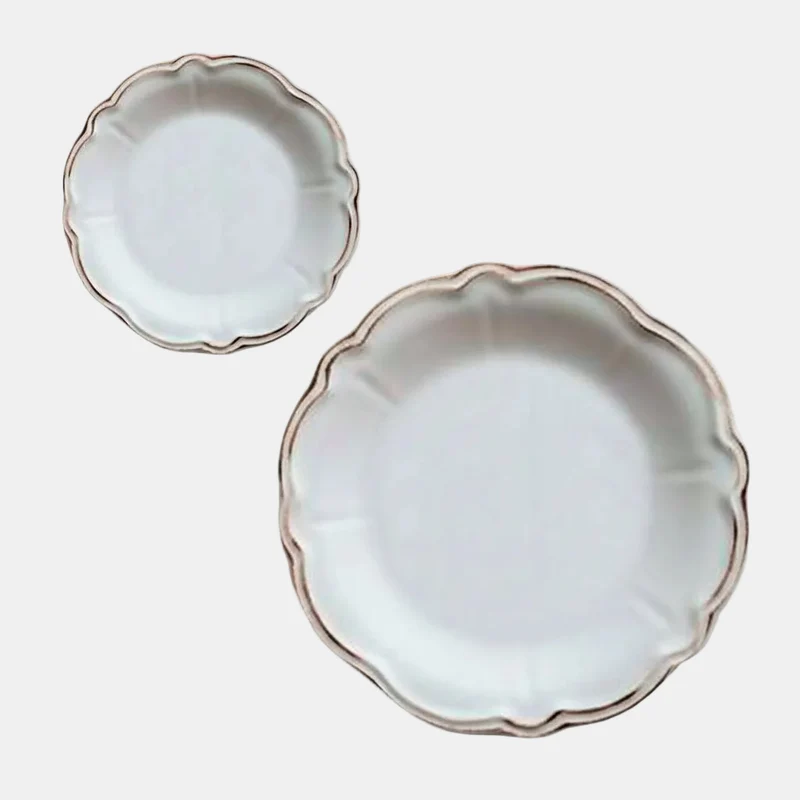 Plato pan colonial vintage. 14 cm - 6 Uds.