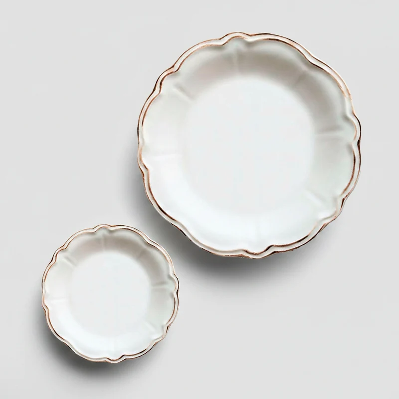 Plato hondo a la colonial vintage. 21 cm - 6 Uds.