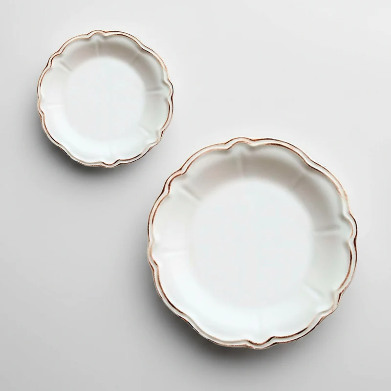 Plato llano ala colonial vintage 21 cm - 6 Uds.