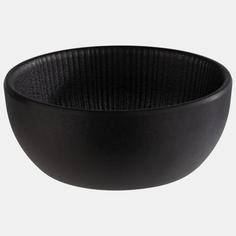 Bol negro nero. ø8.5 x 3.5 cm. 100 ml - 1 Ud