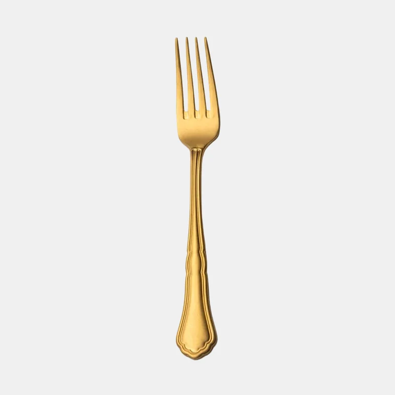 Tenedor de mesa Florencia Vintage Gold. 20 cm - 12 Uds.