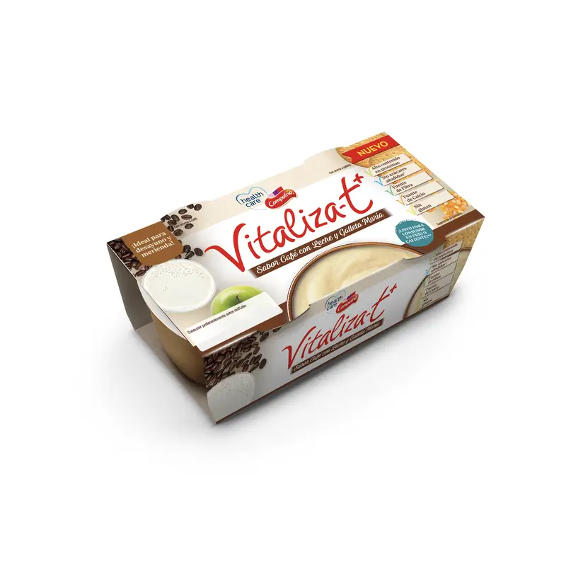 Campofrio Health Care Vitalizat+ Café Y Galletas, 6 x 130 gr