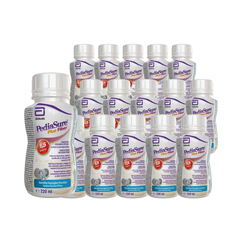 Pediasure Plus Fiber Vainilla, 30 X 220 Ml