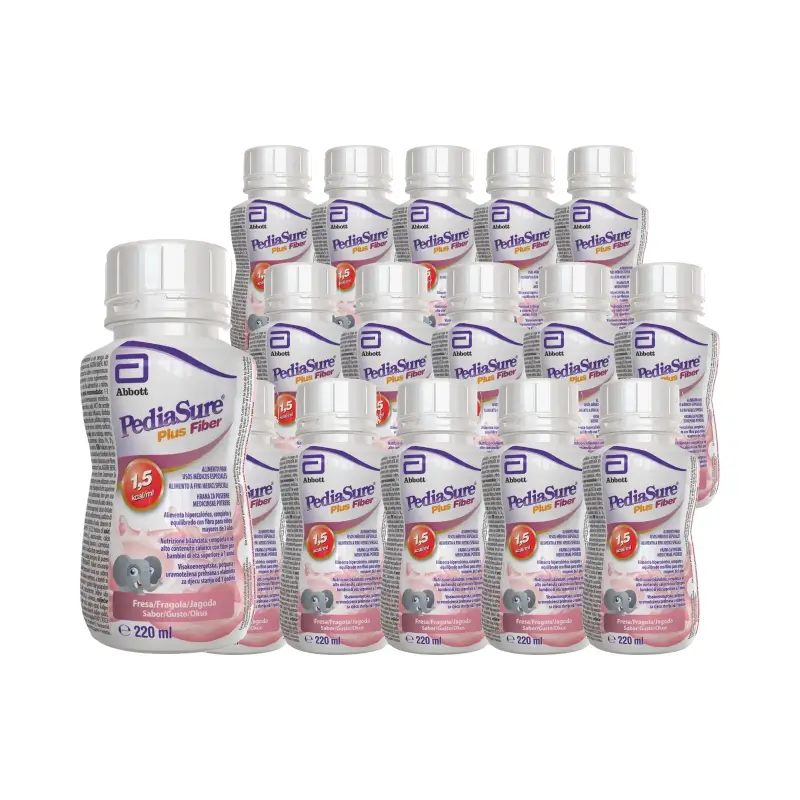 Pediasure Plus Fiber Fresa, 30 X 220 Ml