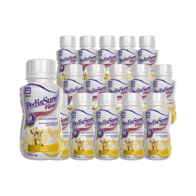 Pediasure Fiber Plátano, 30 X 220 Ml