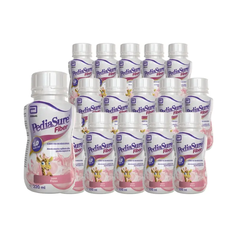 Pediasure Fiber Fresa, 30 X 220 Ml