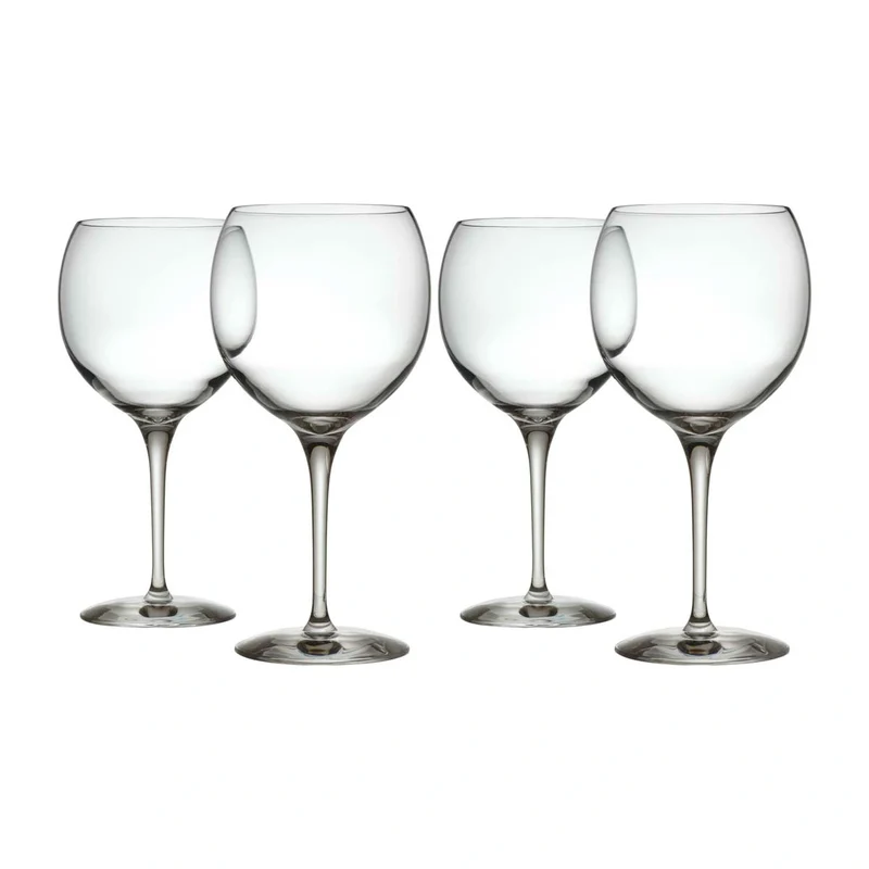 Set de 4 vasos de vino de vidrio cristalino Mami XL Alessi