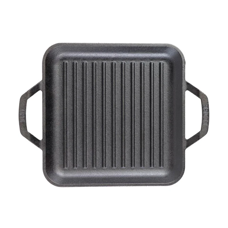 Plancha grill cuadrada con asas 28cm Chef Collection Lodge