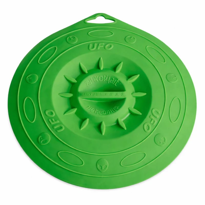 TAPA SILICONA UFO 21.5CM VERDE