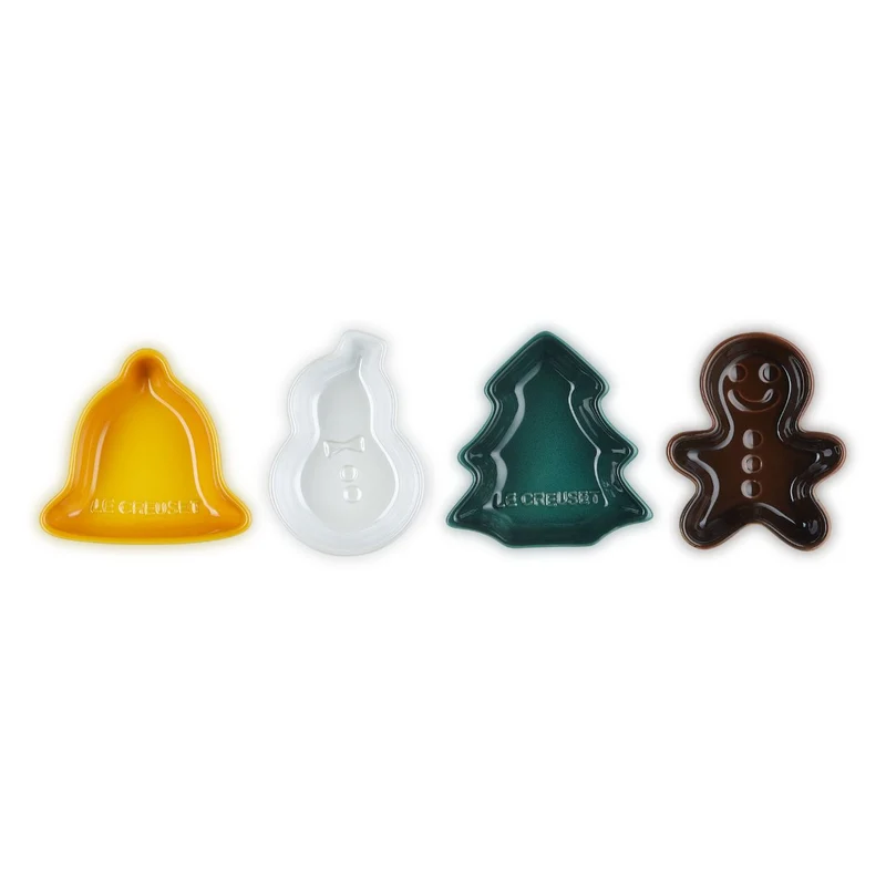 Set de 4 platos mini cerámicos ¡Edición Especial Navidad! Le Creuset