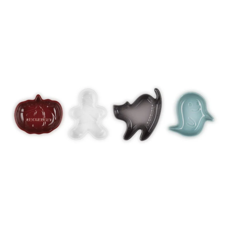 Set de 4 platos mini cerámicos ¡Edición Especial Halloween! Le Creuset