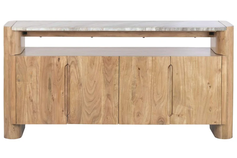 BUFFET ACACIA MARMOL 160X40X80 NATURAL