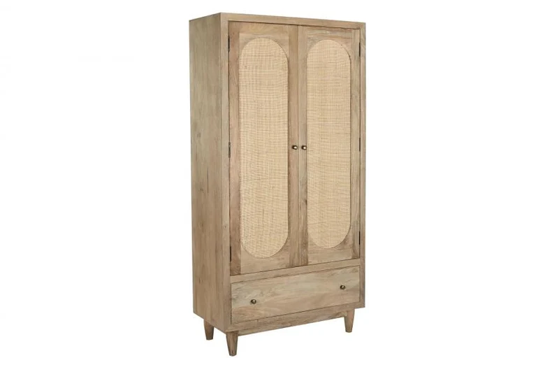 ARMARIO MANGO RATAN 90X40X180 NATURAL