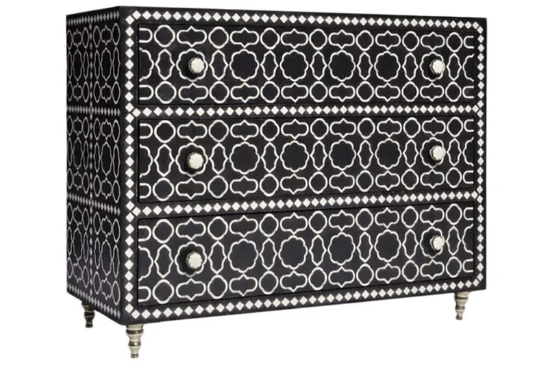 COMODA MANGO HUESO 100X40X85