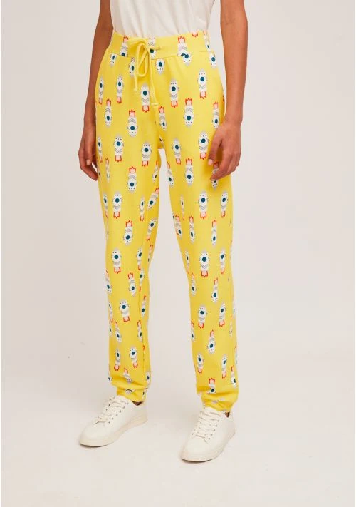 JOGGERS TIRO MEDIO CON CINTURA ELÁSTICA ESTAMPADO DE COHETES