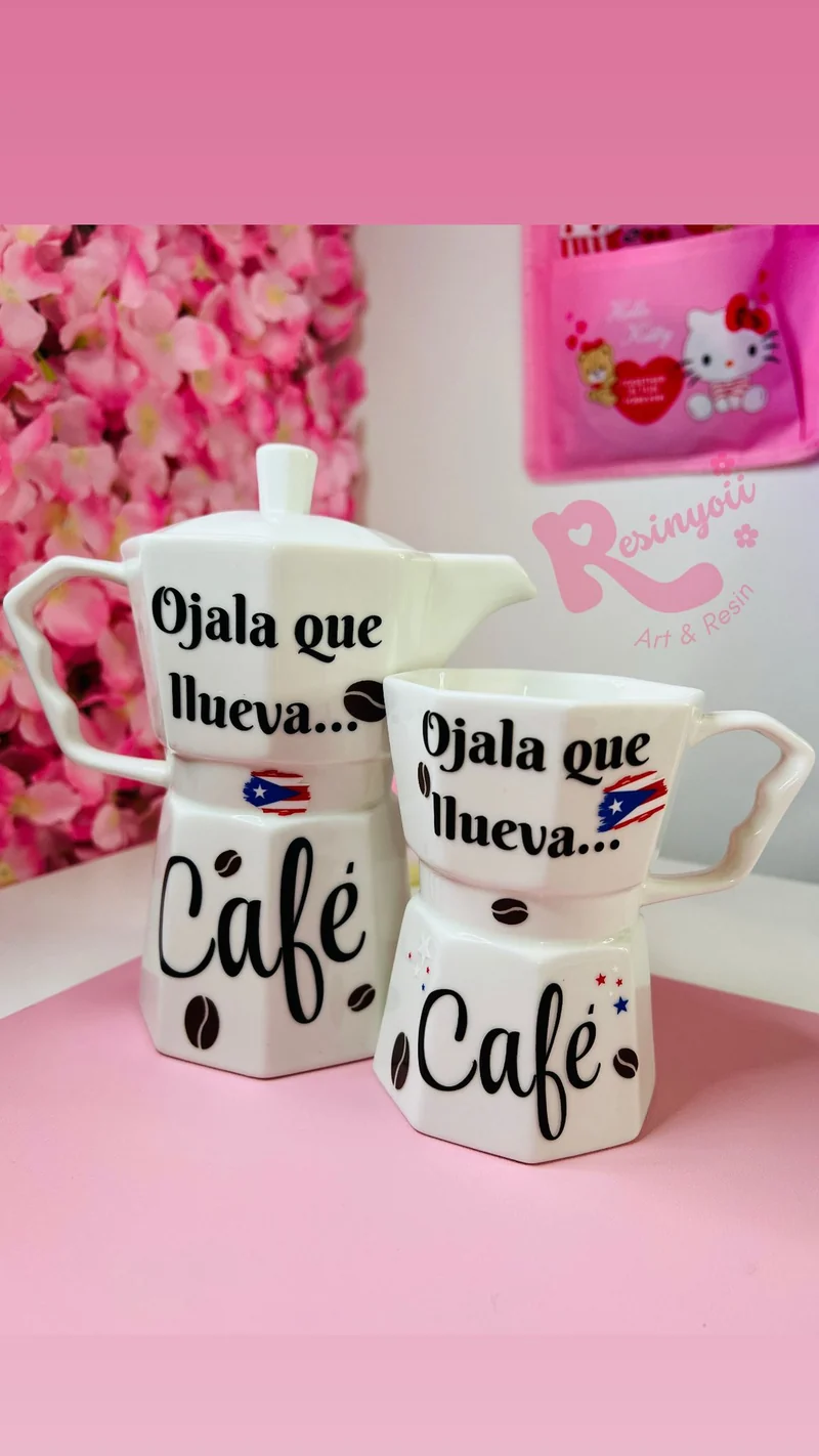 Coffe P.R Set 2 piezas!