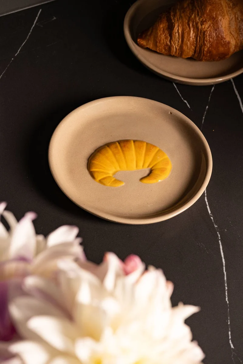 Plato Diseño Croissant Central