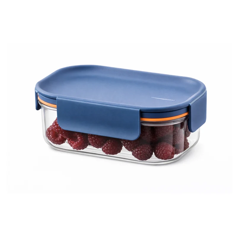 Envase Bisfree Tritan Modular Rectangular 260 ml Tapa Navy