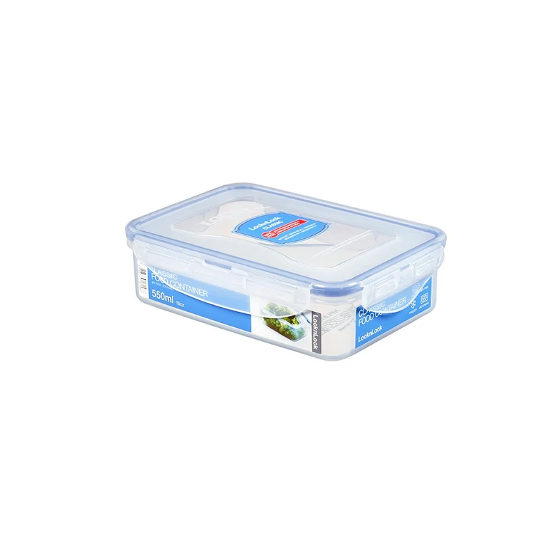 Envase Hermético Rectangular 550 ml