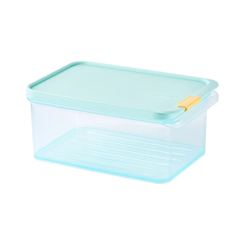 Envase Hermético Freezer Fit Rectangular 1.65 L con División