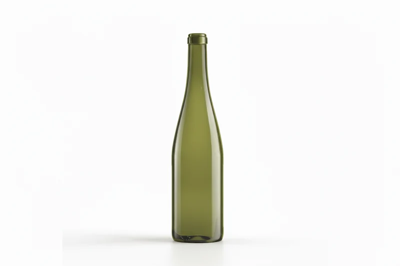 🍾 Palet Botella de Cristal Rhin Baja 750ml Corcho Verde Uva