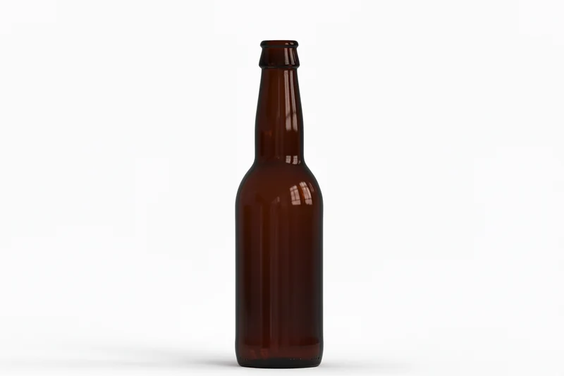 Botella de Cristal Cerveza Long Neck 33 ámbar Oscuro