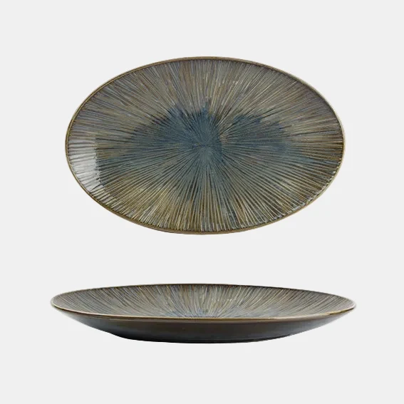 Fuente oval de porcelana Forest Halo. Varias medidas - 4 Uds.